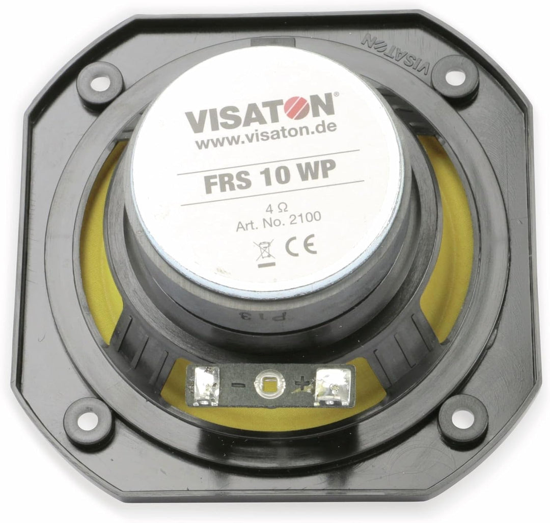 Visaton 2100 Lautsprecher FRS 10 WP 4 Ohm schwarz, 4 S, schwarz