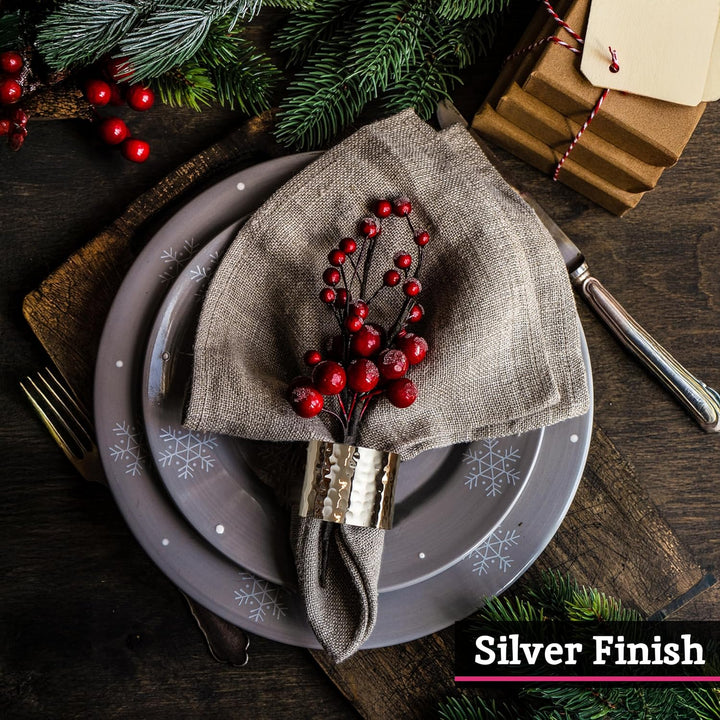 Premier Serviettenringe, Silber, Einheitsgrösse Einheitsgrösse Silber, Einheitsgrösse Silber