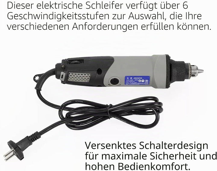 Multifunktionswerkzeug 400W - Sechs Geschwindigkeitsmodi, 5000-28000 U/min, für Schneiden, Schleifen