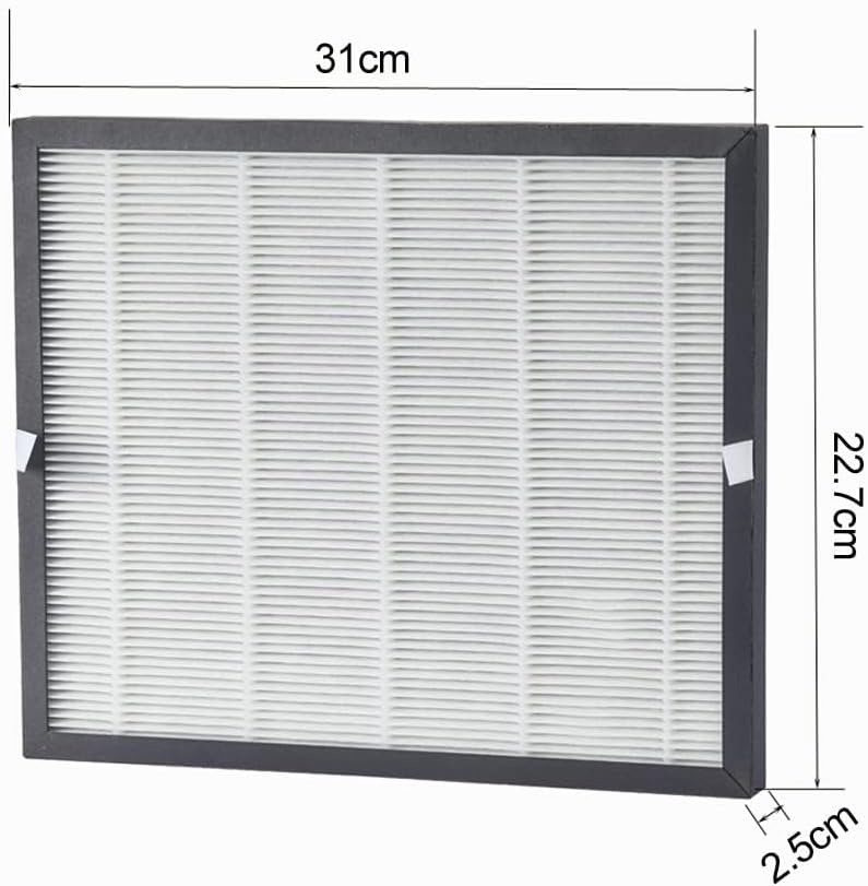 2in1 HEPA-Filter und Aktivkohlefilter Ersatzfilter für Greenmigo 55L WiFi (ALPHA-AF55 WiFi) Luftentf