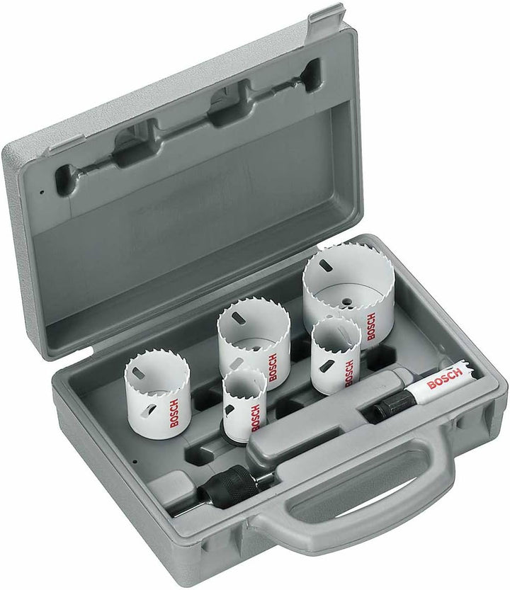 Bosch Professional 6 tlg. Lochsäge HSS BiM Progressor for Wood & Metal Set Sanitär (für rostfreien E