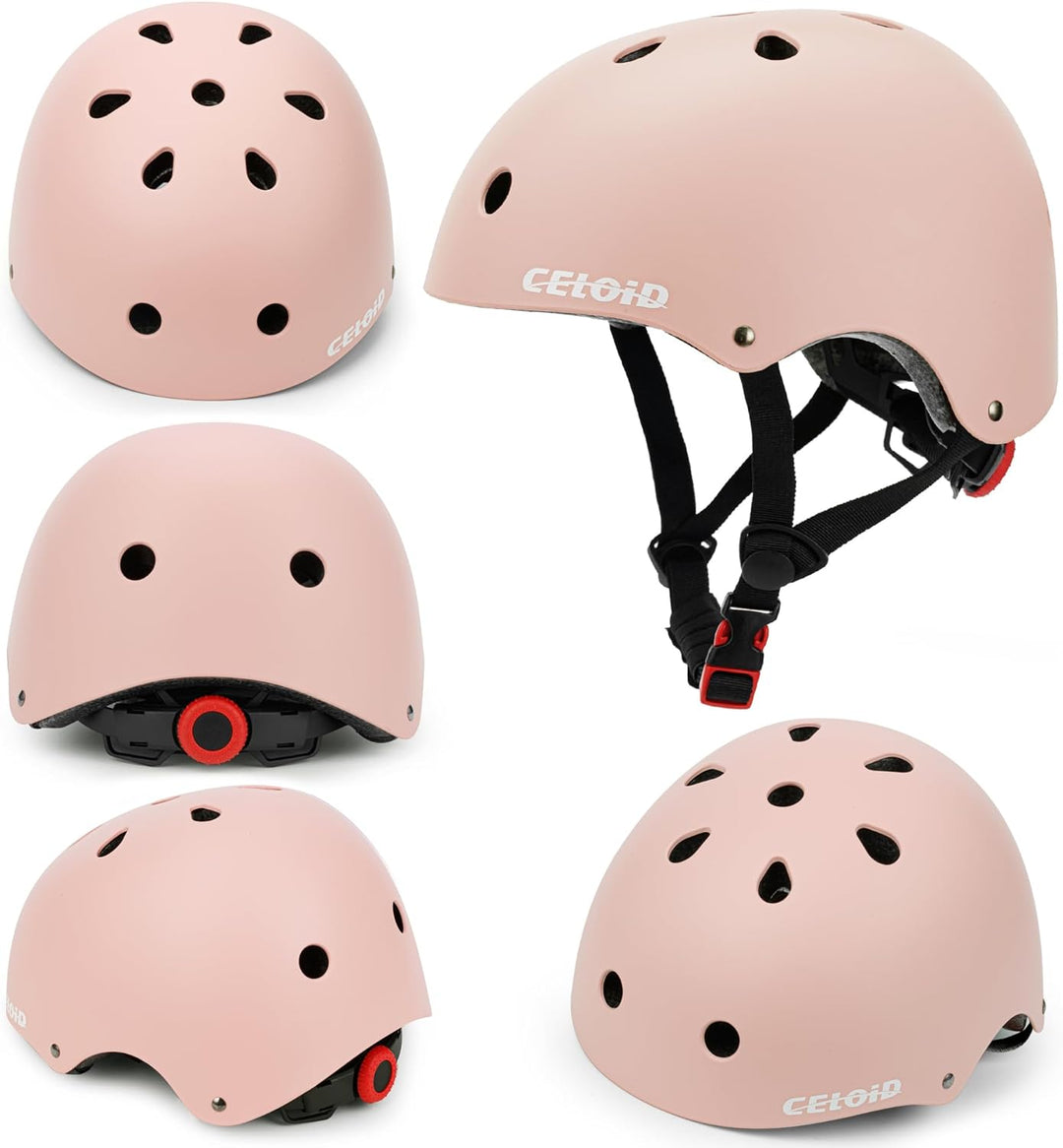 CELOID Kinder Fahrradhelm, Kleinkind Skateboard Helme für Alter 3-5-8-10-16 Jahre Jungen Mädchen, ve