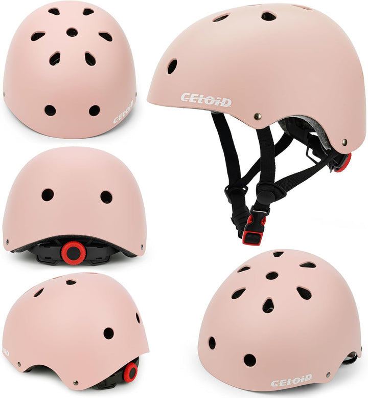 CELOID Kinder Fahrradhelm, Kleinkind Skateboard Helme für Alter 3-5-8-10-16 Jahre Jungen Mädchen, ve