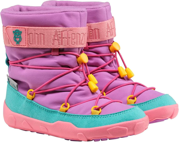 Affenzahn Schneestiefel Vegan Snowy wasserdicht, warm gefüttert, vegan, zum Reinschlüpfen, Grösse 21