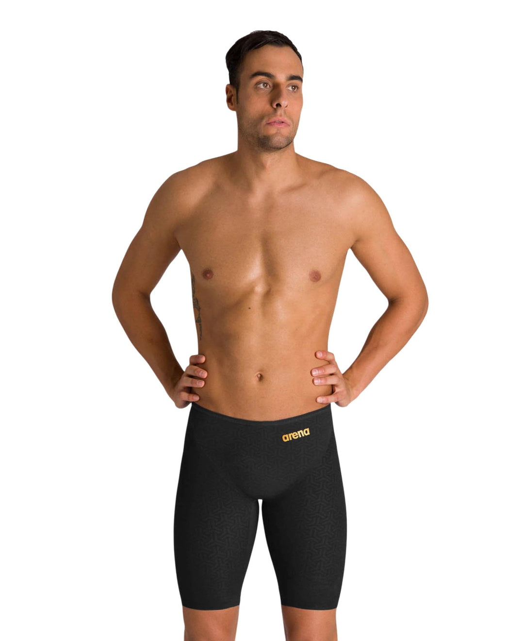 ARENA Herren Powerskin Carbon Glide Badehose 80 Schwarz/Gold, 80 Schwarz/Gold