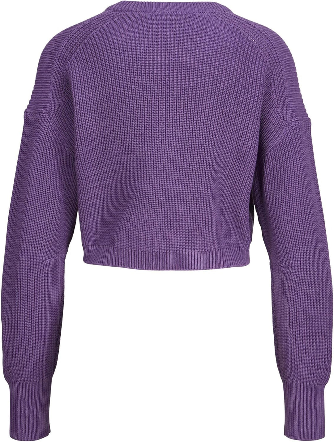 JJXX Damen Jxcarlota Ls Twist Cropped Cn Knit Pullover M Royal Lilac, M Royal Lilac