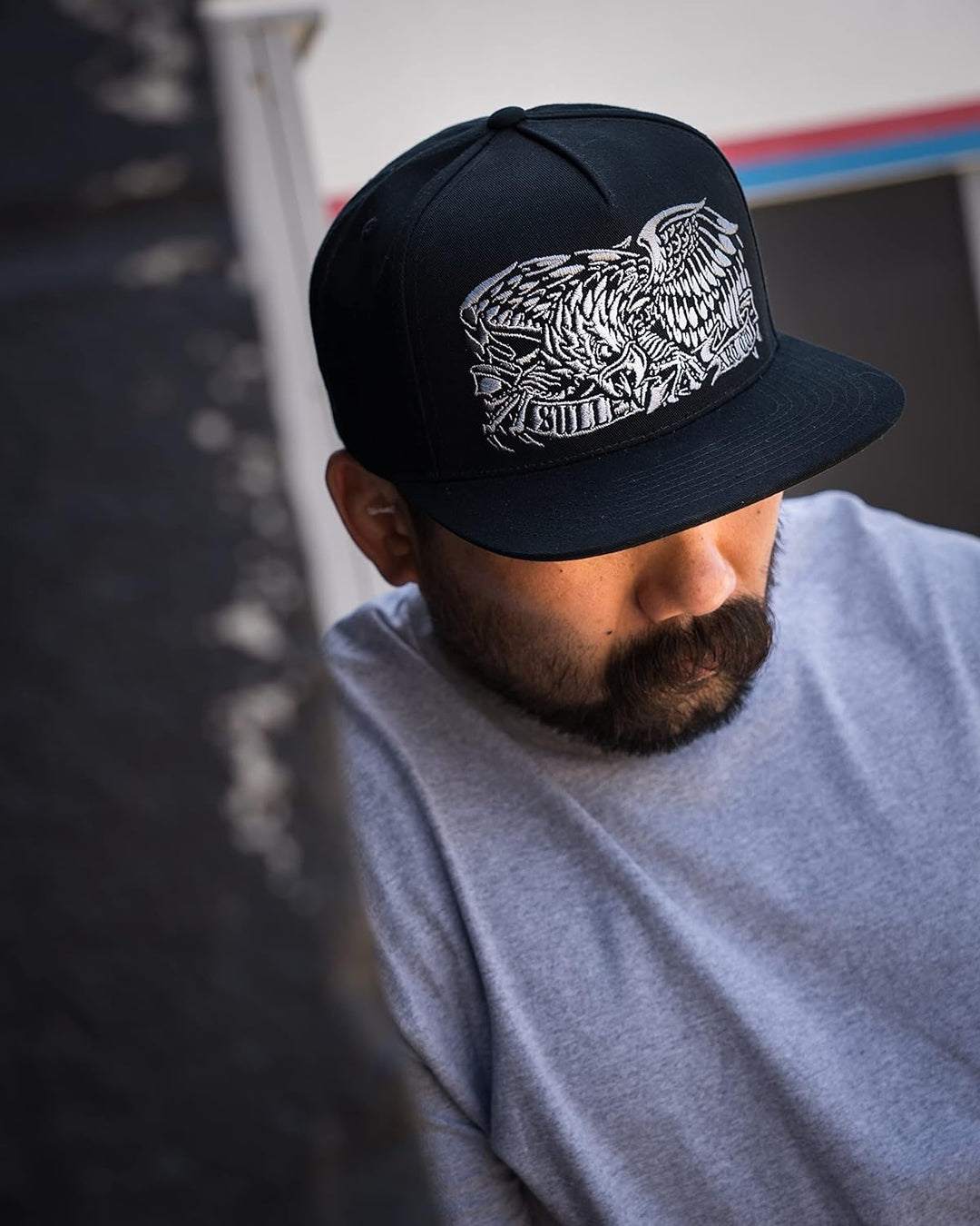 Sullen Men's Screamin Black Snapback Hat One Size