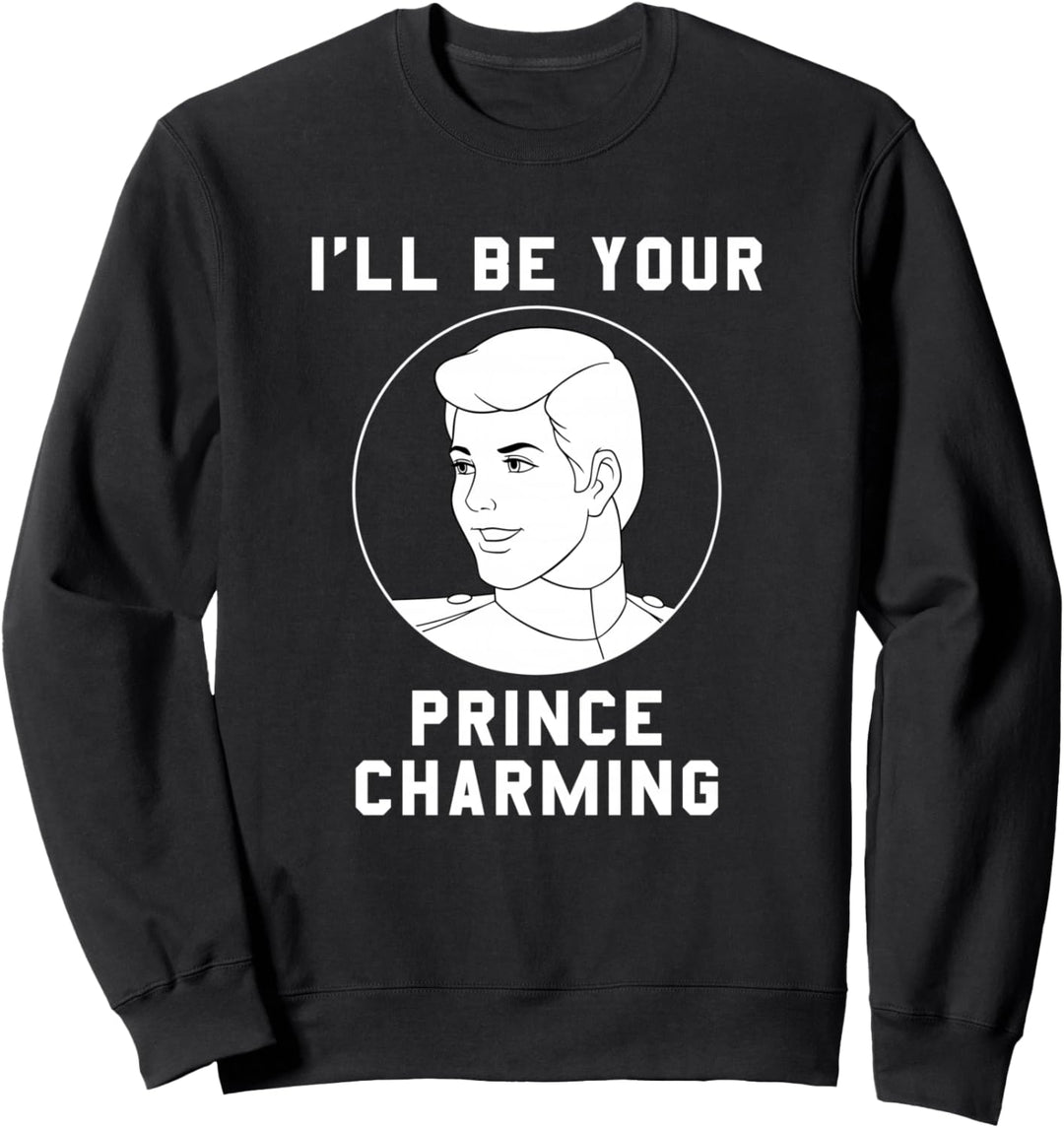 Disney Cinderella I'll Be Your Prince Charming Light Font Sweatshirt