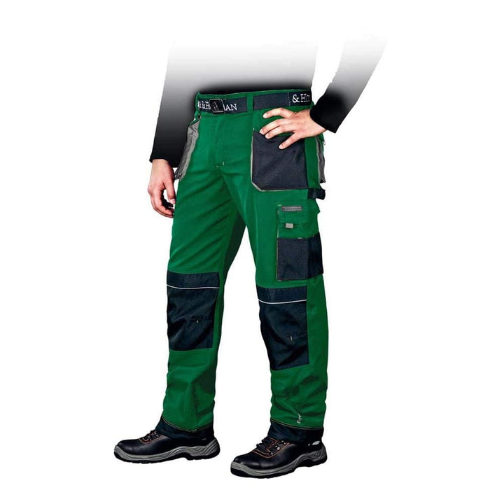 Leber &amp; Hollman Herren Arbeitshose LH-FMN-T B, 65% Polyester 35% Baumwolle 270 g/m2, Bundhose mit Ta