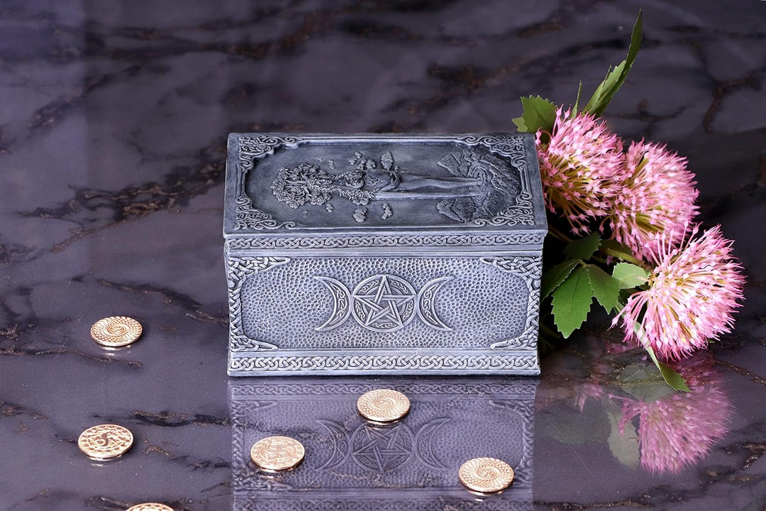 Nemesis Now Mother Earth Box, Grau, 15,5 cm, 15.5cm