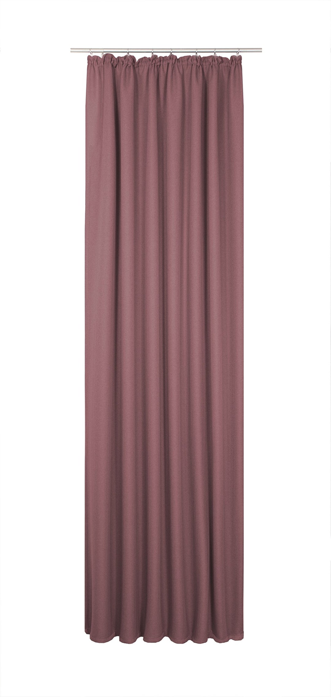 Wirth Fertigschal mit Kräuselband, Polyester, Beere, 245 x 132 cm 245 x 132 cm Beere, 245 x 132 cm B
