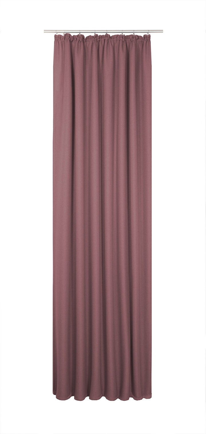 Wirth Fertigschal mit Kräuselband, Polyester, Beere, 245 x 132 cm 245 x 132 cm Beere, 245 x 132 cm B