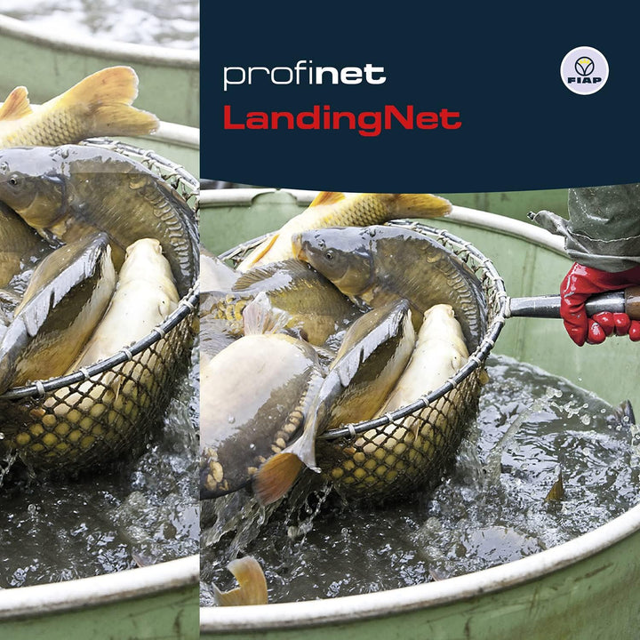 FIAP profinet LandingNet 500 - Profi Kescherbügel - D-Form - Fischkescher - Teichkescher - Material
