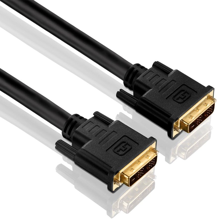 PureInstall PI4000-200 Single Link DVI-Kabel (DVI-D Stecker (18+1) auf DVI-D Stecker (18+1)), 20m, s