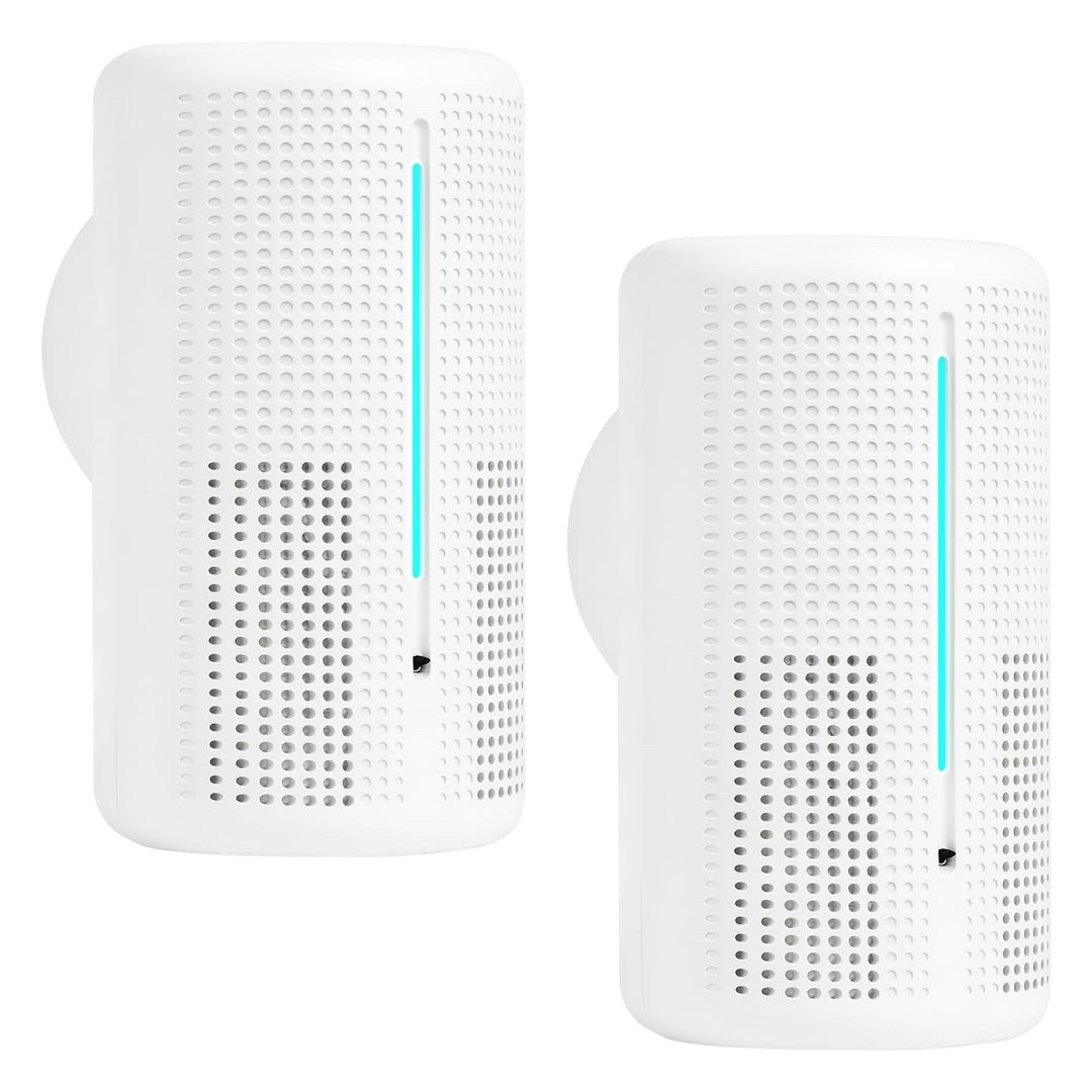 Luftreiniger für Schlafzimmer & Zuhause, Plug-In Ionisator mit 40 Millionen Negativionen, Leiser Fil
