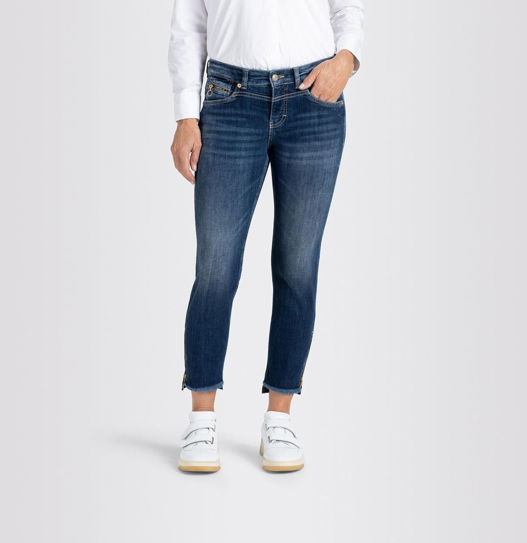 MAC Jeans Mac Damen Jeans Rich Slim, Light Authentic Denim 0389l575590 Blau1 44-26