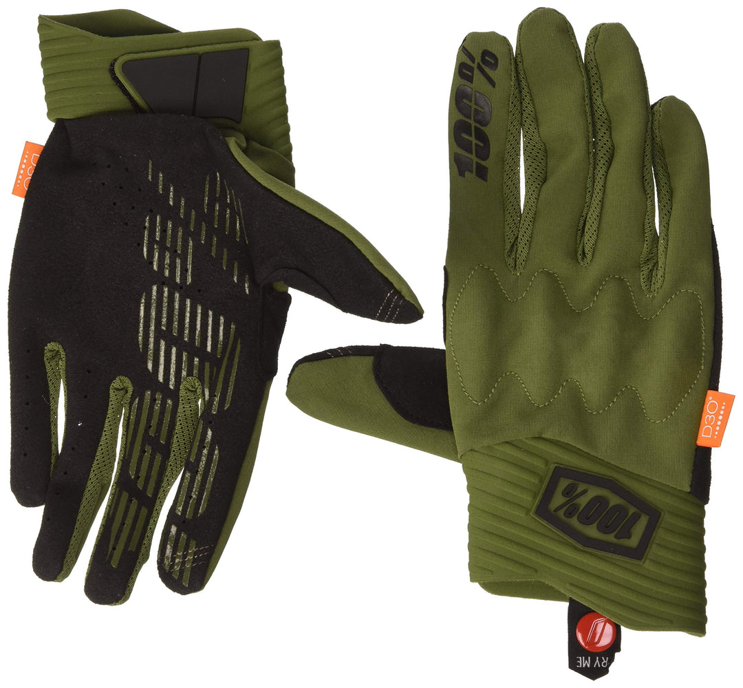 Unisex – Erwachsene Cognito 100% Glove Handschuhe, M Verde Y Negro