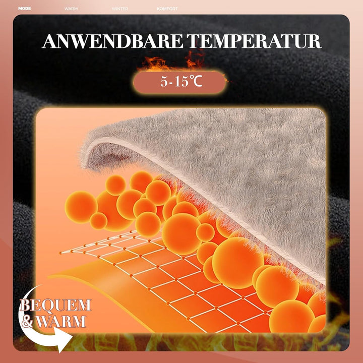 HLTPRO Thermo Leggings Damen Gefüttert Im Winter, High Waist Thermoleggings Warm Thermohose Blickdic