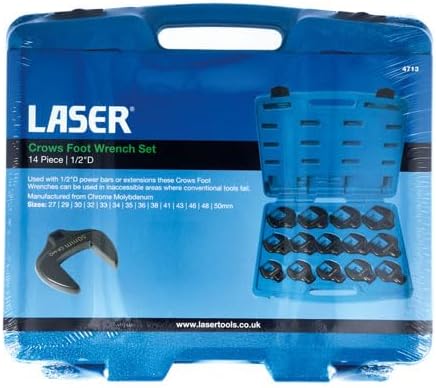 Laser 4713 Schraubenschlüssel-Set, 14-teilig, 1/2-Zoll-Antrieb