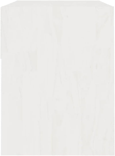 homiuse 40x31x40 cm Nachttische Weiss NachtkäStchen Night Stand Schubladen Schubladenbox Holz Bedsid