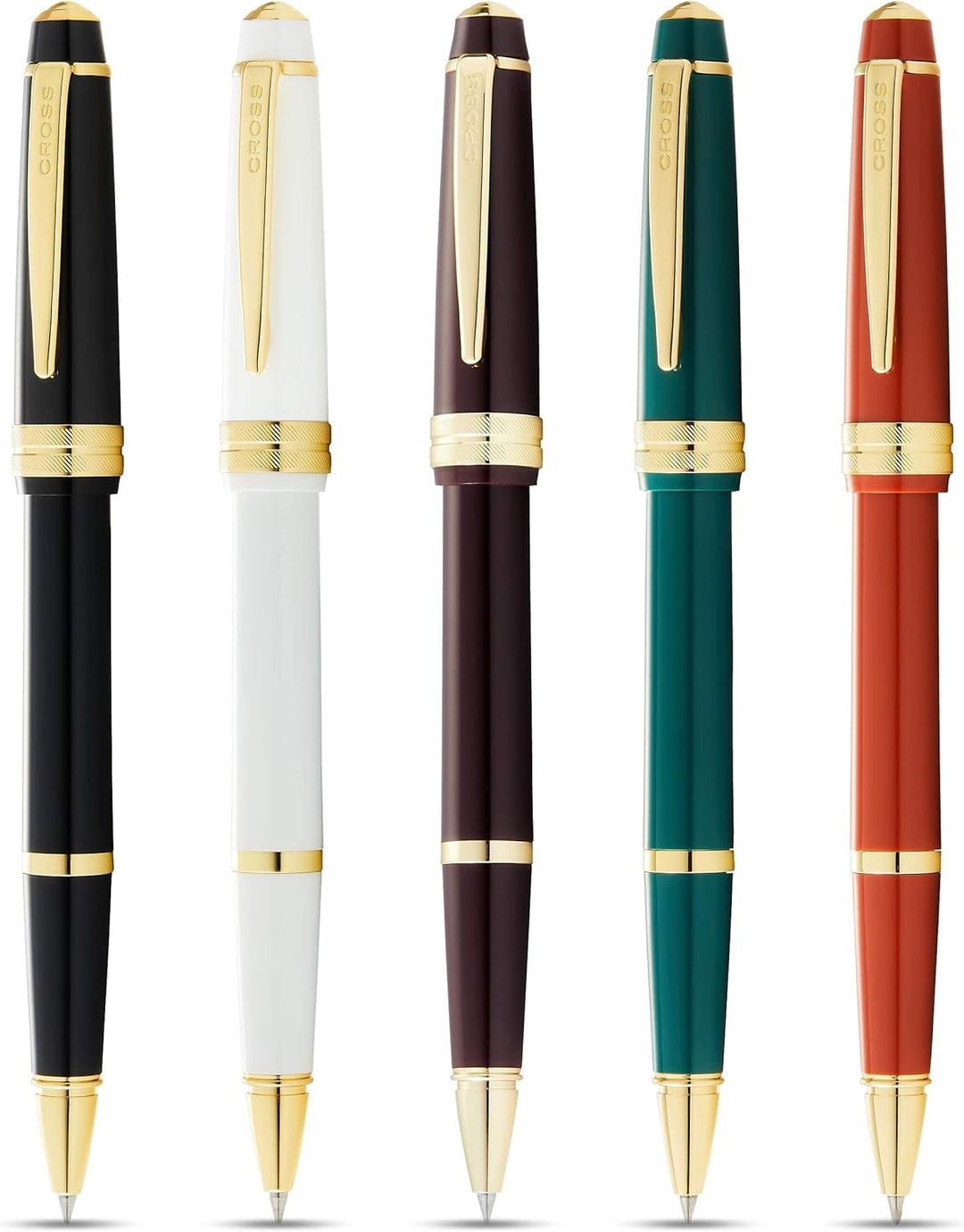 Cross Bailey Light Rollerball (Strichstärke F, Schreibfarbe: schwarz, inkl. Geschenkverpackung) Weis