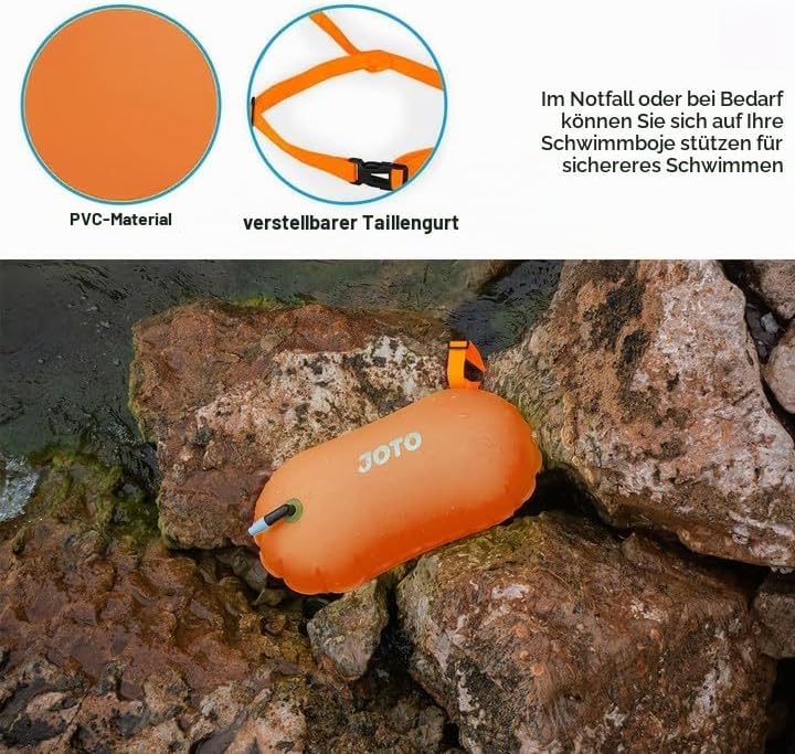 JOTO (2Stück Schwimmboje,Gut Sicherheit beim Schwimmen,Ultraleichte Swim Bubble Sicherheitsboje Absc