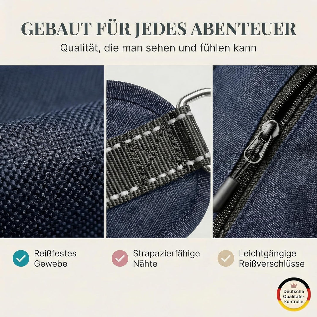 HUND IST KÖNIG Leckerlitasche für Hunde Leckerlis & Hundezubehör - Robuste Bauchtasche Hund - Futter