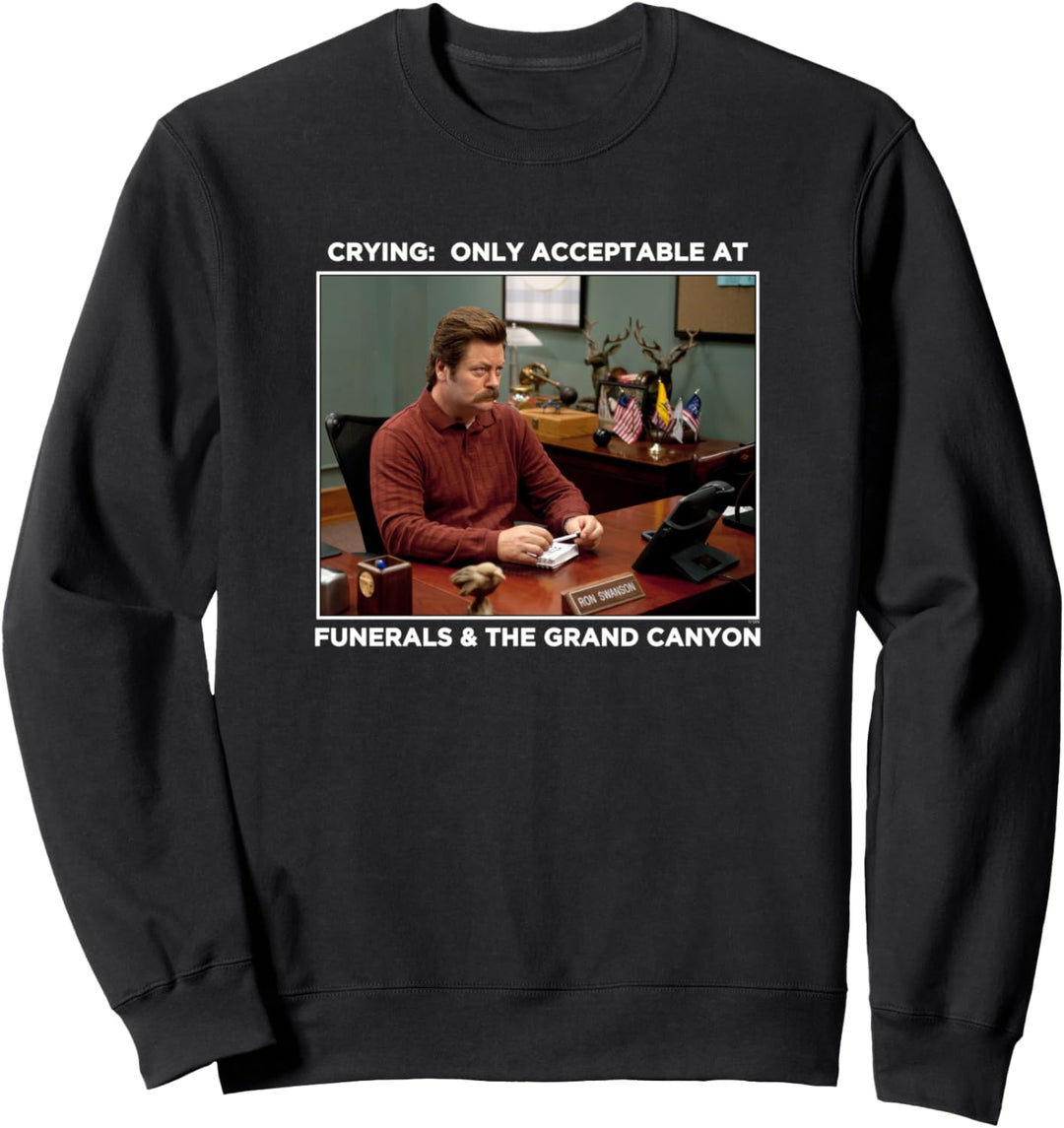 Parks & Recreation Swansons Blick auf Weinen Sweatshirt