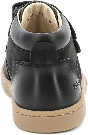 KICKERS Tackeasy Stiefelette , Jungen 19 EU Schwarz, 19 EU Schwarz