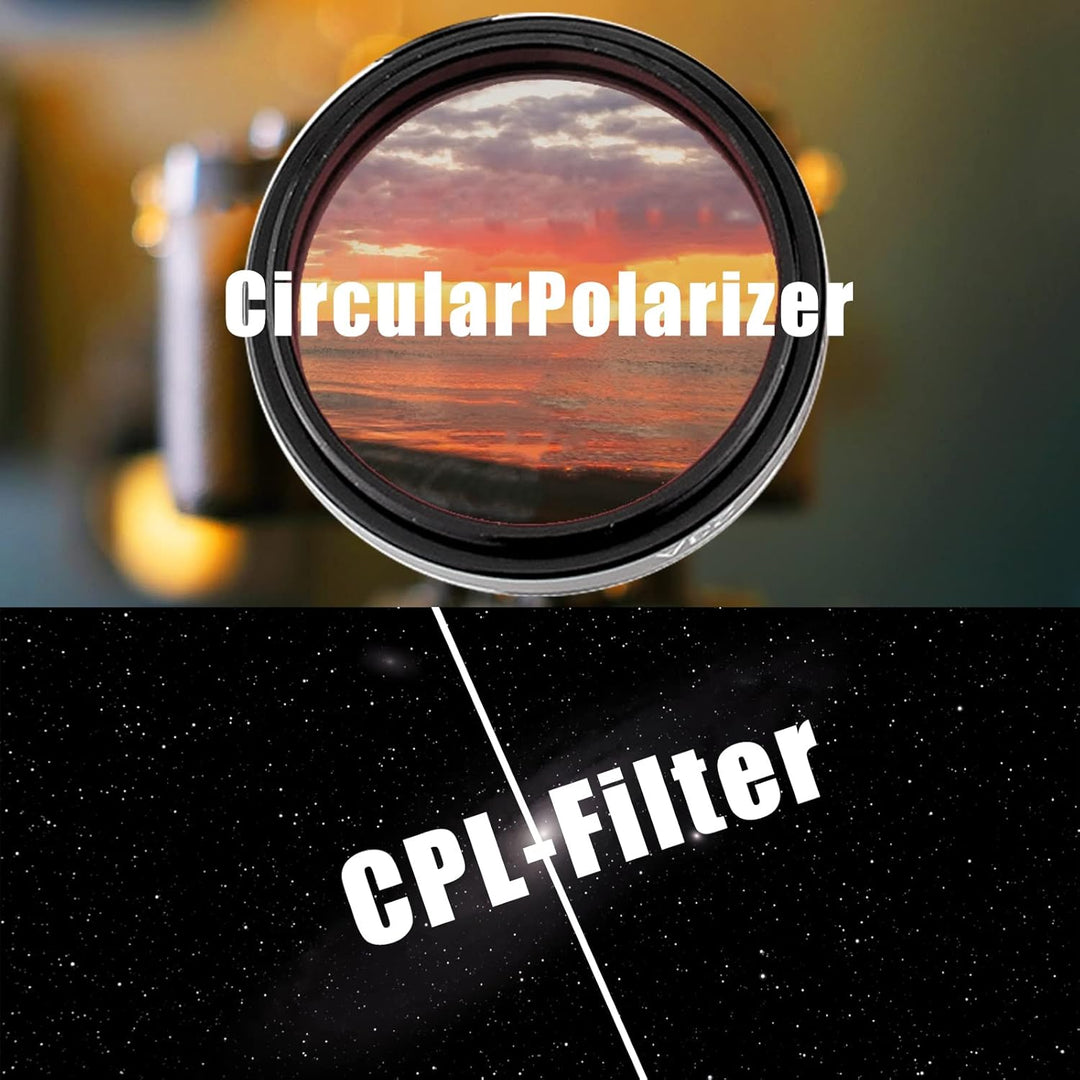 Svbony Filter Set 1.25 Zoll 7 Stück Okular Filter Set Mondfilter CPL-Filter Fünf Farbfilter für Bunt