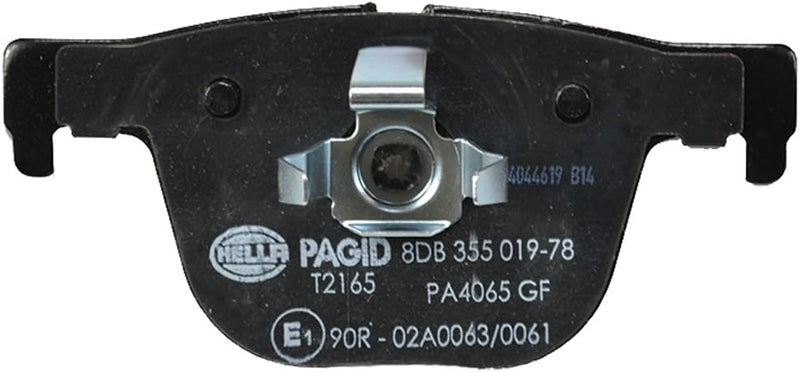 HELLA PAGID 8DB 355 019-781 Bremsbelagsatz - T2165 - Dicke/Stärke: 17.3mm - Bremssystem: Teves - für