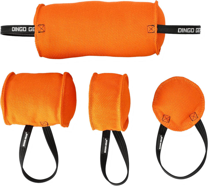 Dingo Gear Beisswurst,Berta'' mit 2 Griff #14cm Länge 30 cm aus französischem Material (Nylcott) für