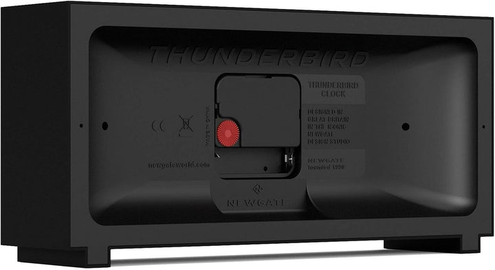 NEWGATE Thunderbird Kaminuhr mit geräuschlosem Sweep – kein Ticken – Moderne Kaminuhr aus der Mitte