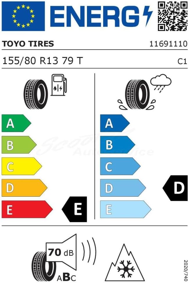 Toyo Vario V2+ M+S - 155/80R13 79T - Ganzjahresreifen