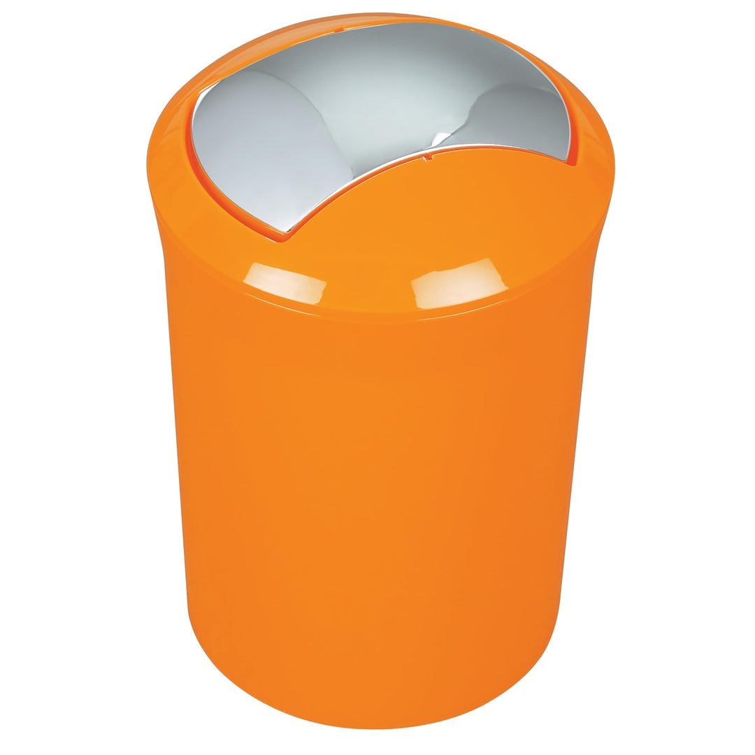 Spirella Design Kosmetikeimer 10.14382 "Sydney mit Schwingdeckel 5 Liter (ØxH): 19 x 30 cm Orange, O