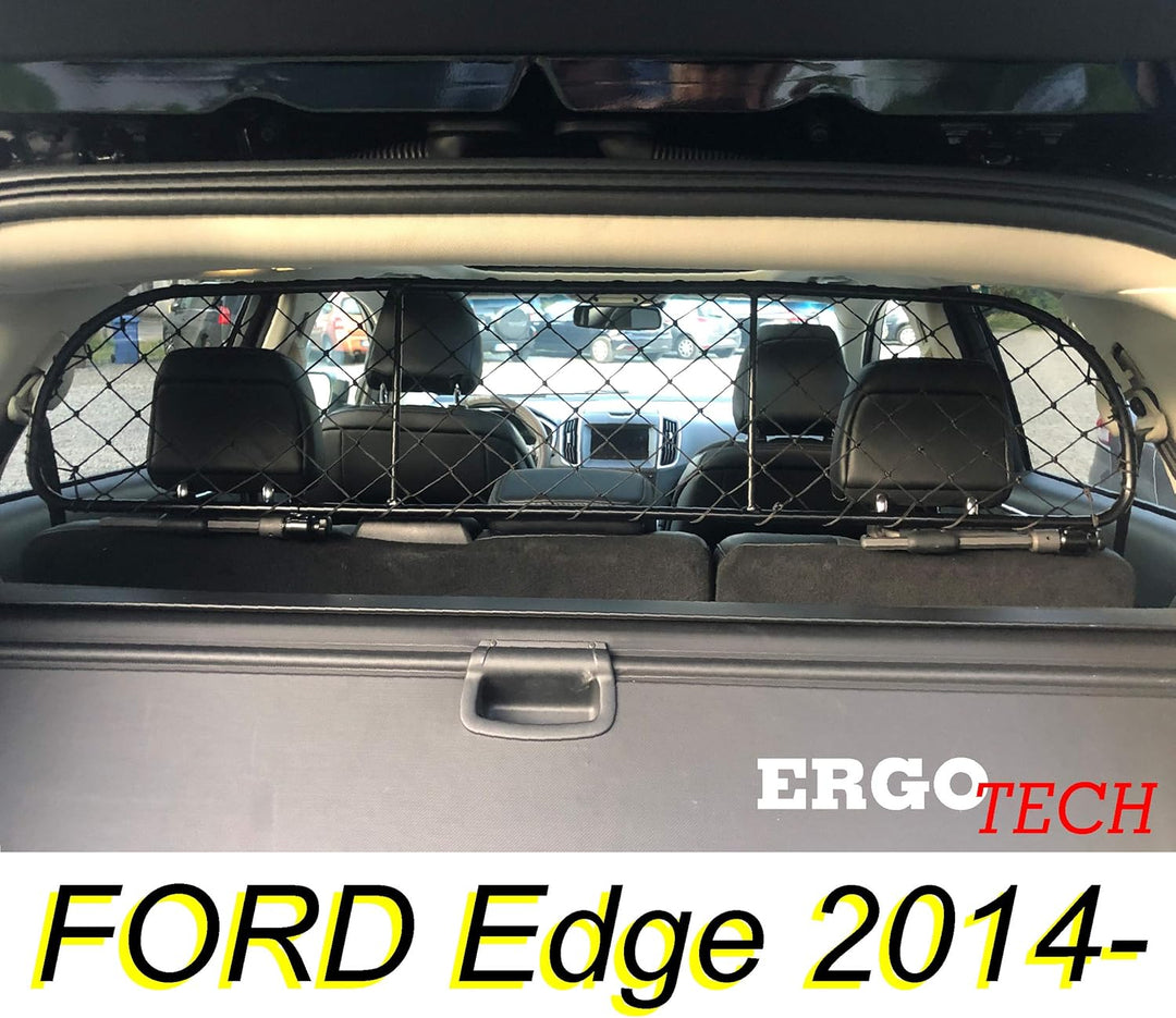 ERGOTECH Trennnetz Trenngitter kompatibel mit Ford Edge (ab BJ 2014), RDA65-S14, für Hunde und Gepäc