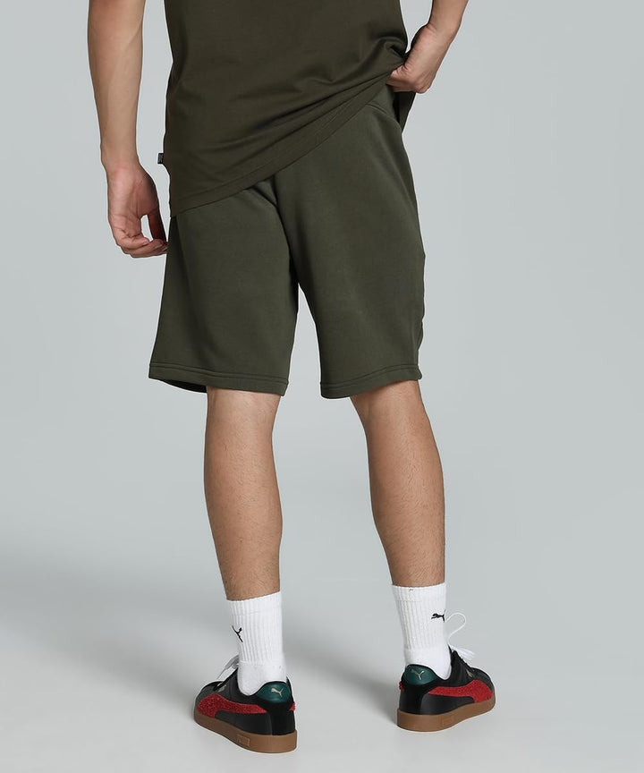 PUMA Herren Classics Graphics AOP Logo Tee Unterhemd, M Dunkles Olivgr&#xFC;n