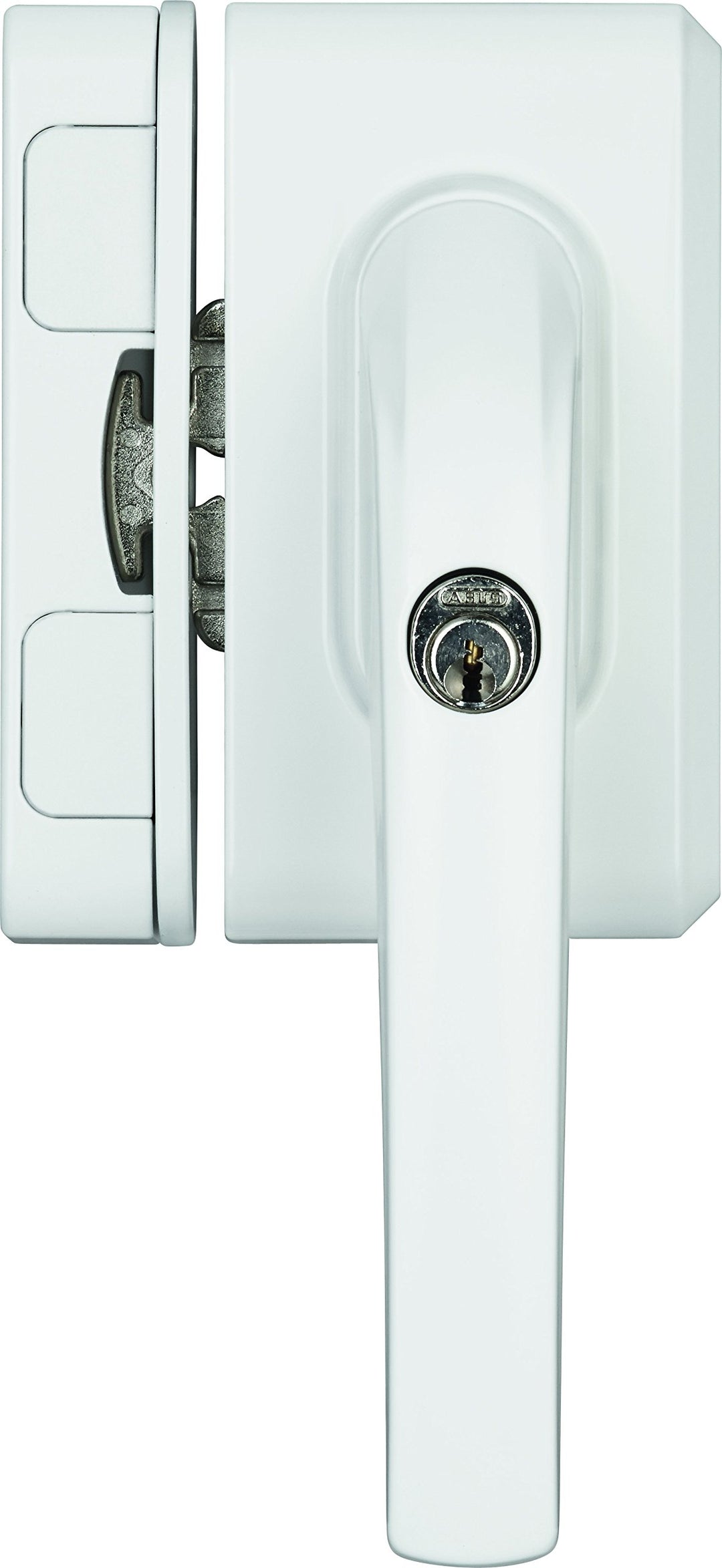 ABUS Fenster-Zusatzsicherung FO500N AL0145 - Fensterschloss mit Druckzylinder, gleichschliessend - A