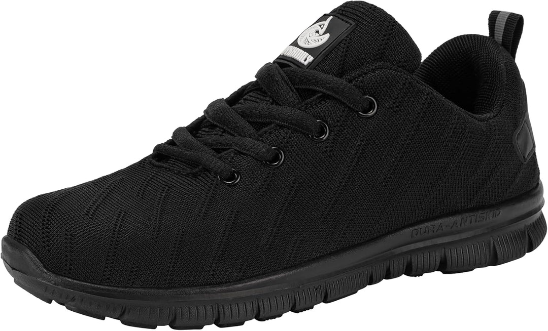 DYKHMILY Sicherheitsschuhe Damen Herren Pannensichere Arbeitsschuhe Leichte Stahlkappenschuhe Sportl