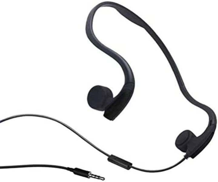Knochenleitungs-Kopfhörer, Kopfhörer mit Kabel, 3,5 mm wasserdicht, Geräuschunterdrückung, Freisprec