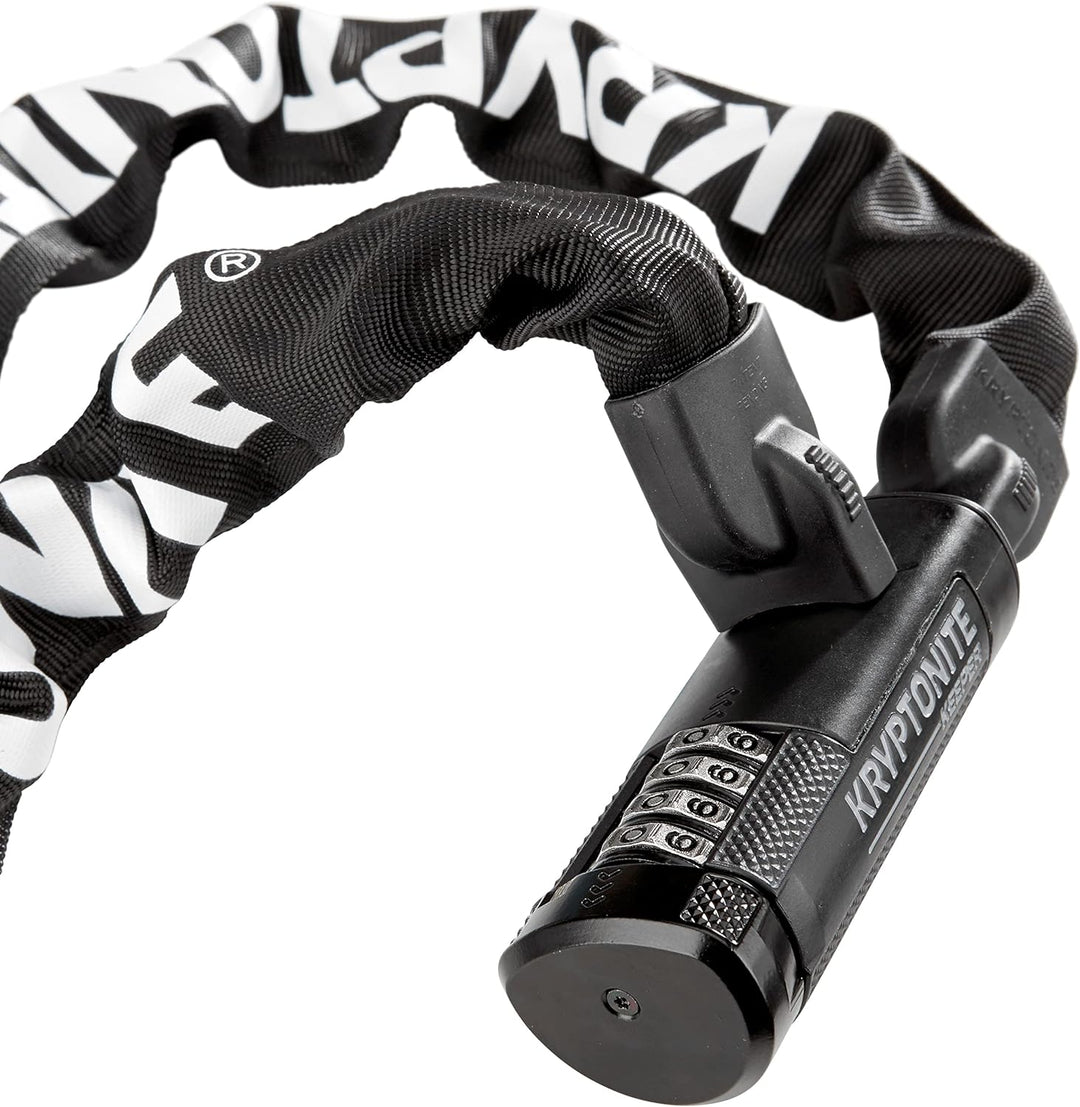 Kryptonite 3298 Uni Keeper 712 Combo I.C. (120cm) Fahrradschloss, Black, 120 cm