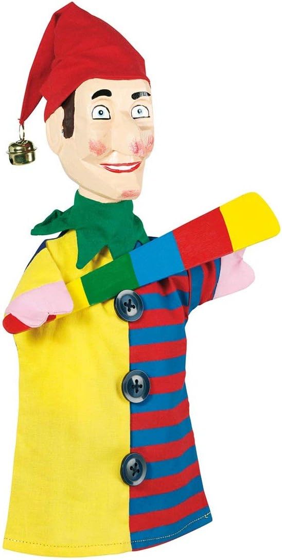 Handpuppe "Kasper" - echter Holzkopf