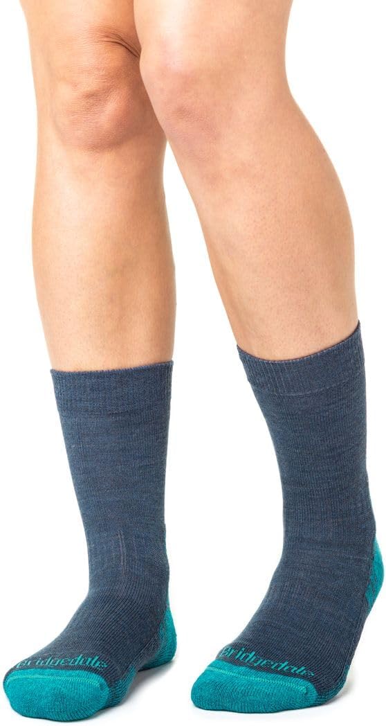 Bridgedale Damen 710652/435/L Socken, Denim, L
