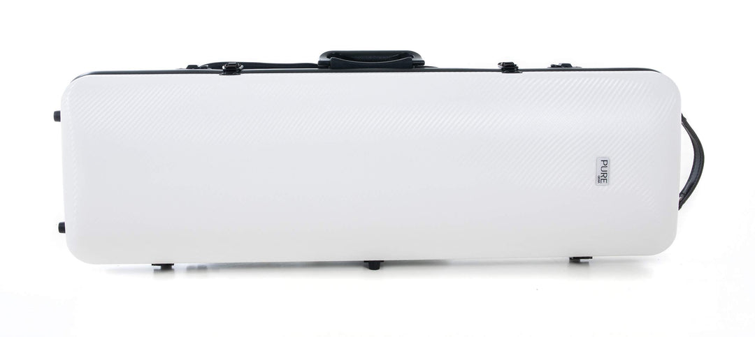 PURE GEWA Violinkoffer Polycarbonat 2.4 für Grösse 4/4 weiss, NA weiss Oblong 4/4, weiss Oblong 4/4
