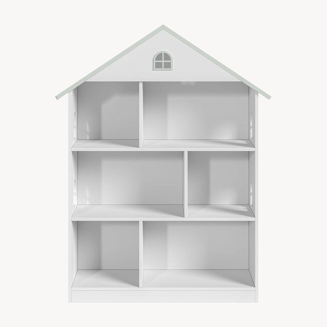 [en.casa] Kinderregal Vipsali Aufbewahrungsregal mit 6 Fächern Spielzeugregal 107 x 83 x 30 cm Kinde