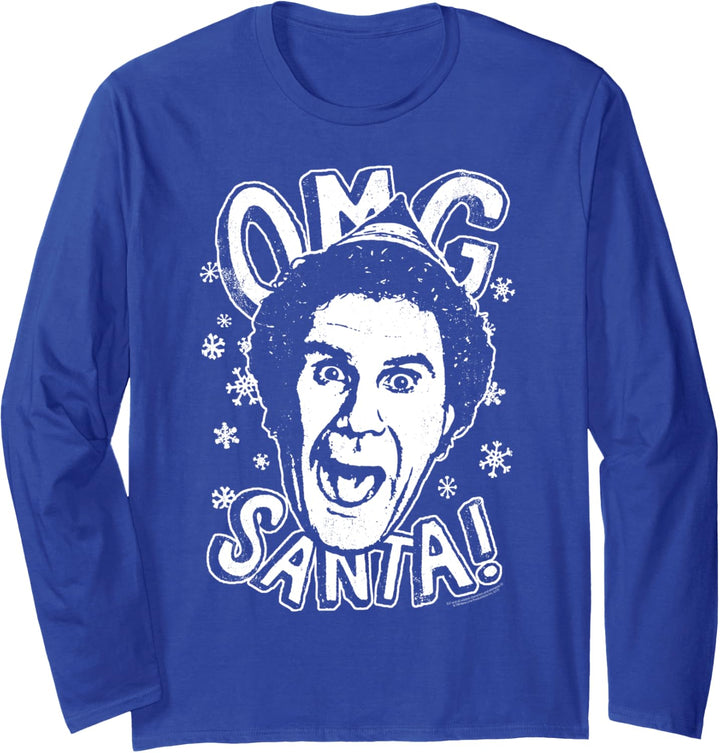 Elf Movie OMG Santa Weihnachtsmann Weihnachten Langarmshirt
