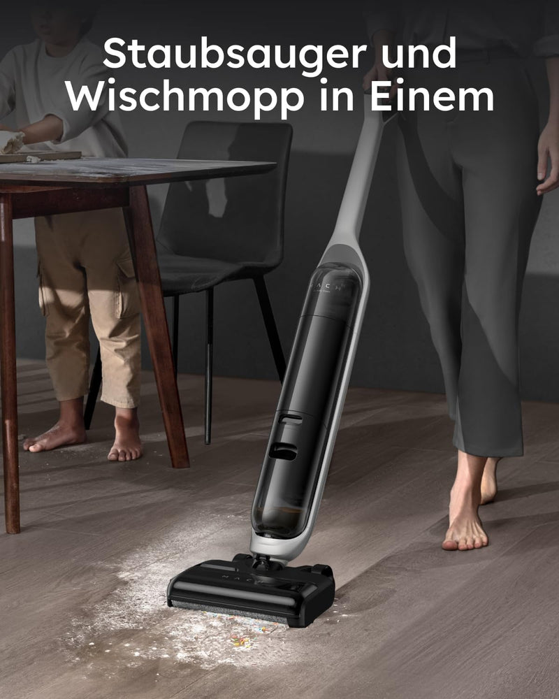 eufy MACH V1i,All-in-One Nass- & Trockensauger,16800Pa,mit Always-Clean Mop™,Selbstreinigung,Selbstt