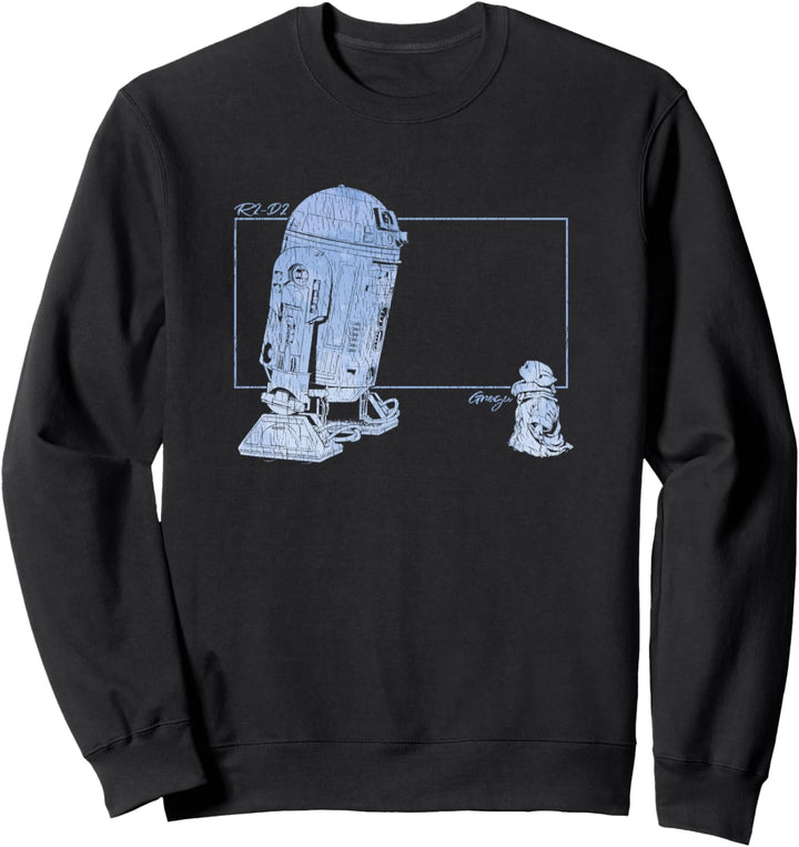 Star Wars: The Mandalorian Retro R2-D2 & Grogu Sweatshirt