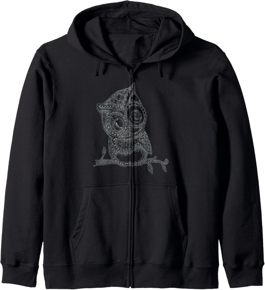 geometrische Eule TShirt im Mandala Geschenk für Mann, Frau Kapuzenjacke