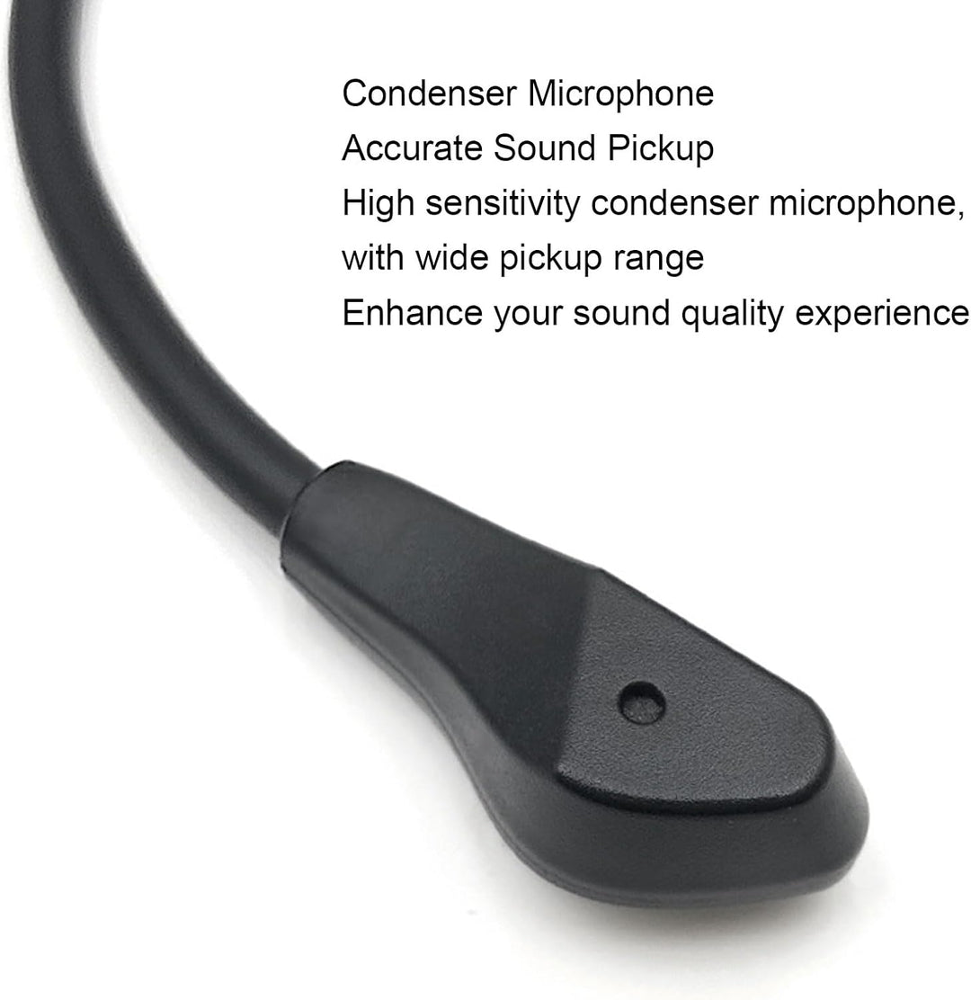 Mikrofonersatz für ROG Delta S/Delta S CORE/Animate Gaming Headset, 3,5 Mm Abnehmbares Boom-Mikrofon